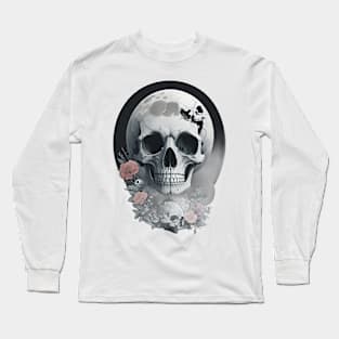 Moon skull Long Sleeve T-Shirt